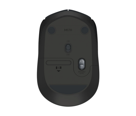 logitech m171 wireless mouse bottom view