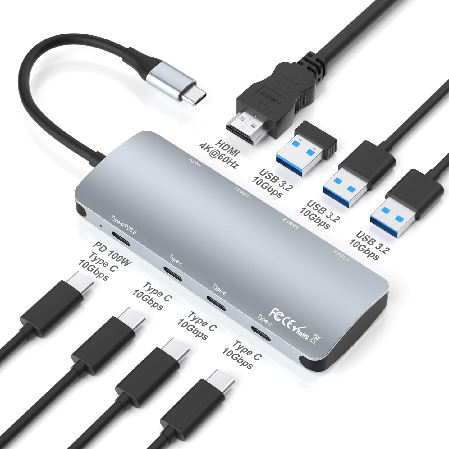 USB-C 8-in-1 Hub