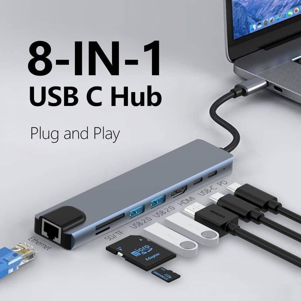 USB-C 8-in-1 Hub
