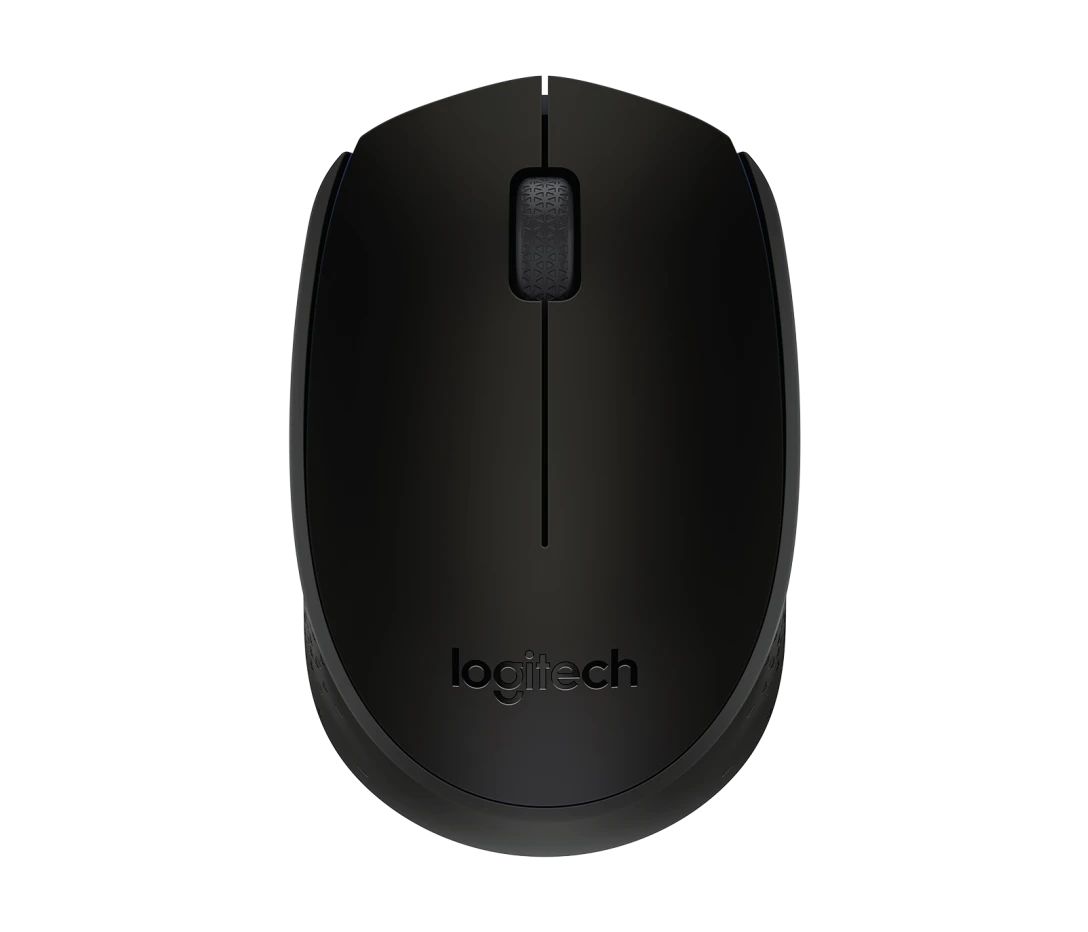 logitech m171 wireless mouse top view