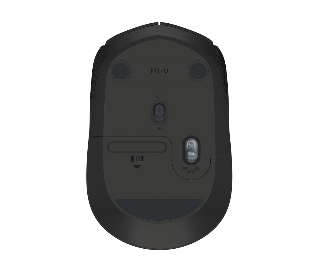 logitech m171 wireless mouse bottom view