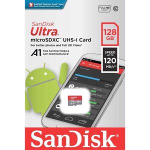 SanDisk Ultra 128GB Micro SD Card SDXC A1 UHS-I 120MB/s Mobile Phone TF Memory Card (SDSQUA4-128G-GN6MN)